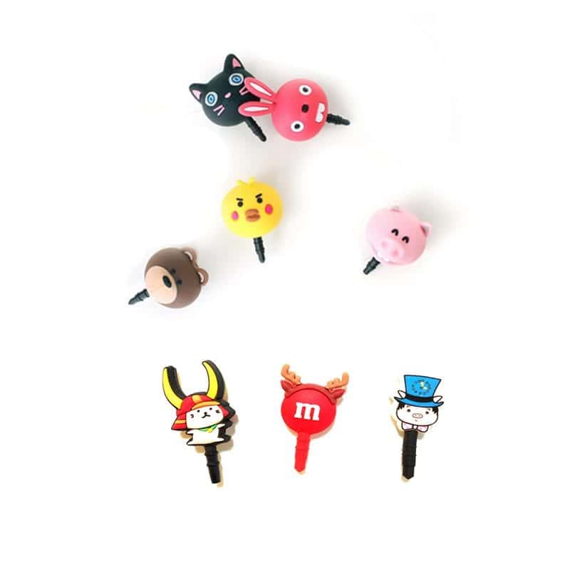 ★イヤホンジャック付きマスコット・他色々セット★　800円♪ mobiledustplugs.jpg